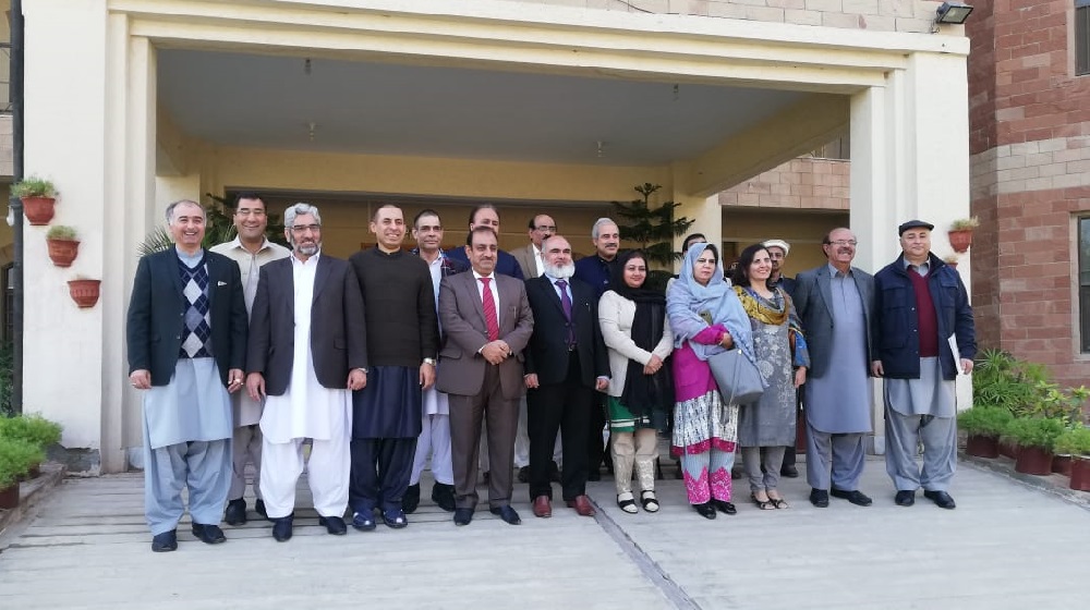 The Vice Chancellor University of Peshawar Prof. Dr. Muhammad Asif Khan is participating in the Khyber Pakhtunkhwa  Vice chancellors' Conference at the Kohat University of Science & Technology on 7th December, 2018.